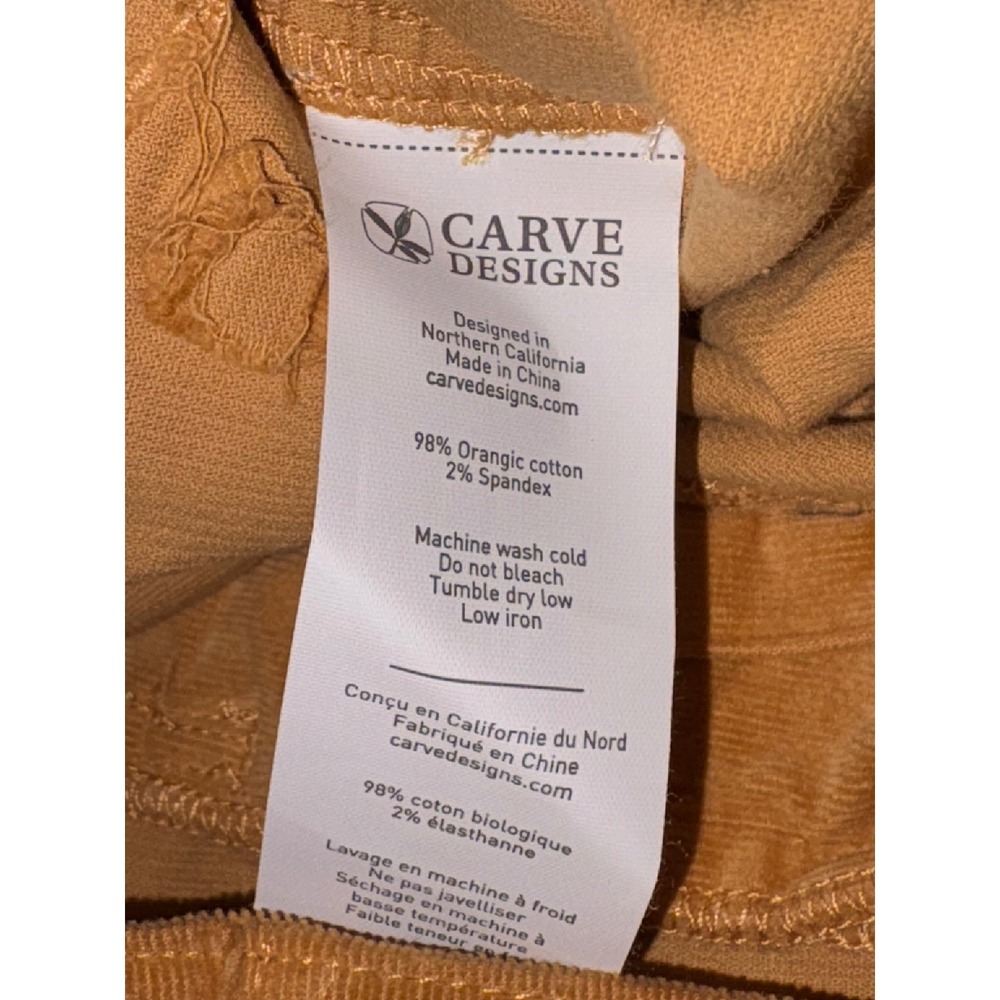 NWT Carve Designs Women's Corey Butter Pants - Size 10 - Camel - Picture 9 of 10